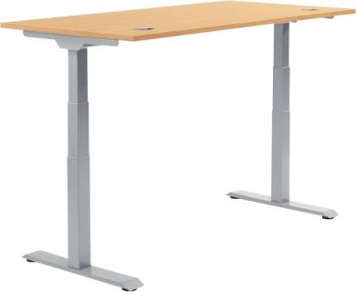 Tisch FLEX MODUL, 2000x800x605, buche, (H x B x T) 605-1255 x 800 x 2000 mm,