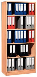 Regal buche inklusive 4 Holz-Fachböden