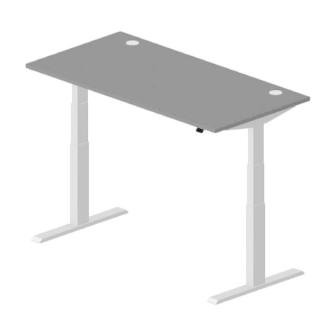 Sitz-/Stehschreibtisch Anthrazit Modell: Comfort