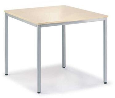 Mehrzwecktisch, 80x700, ahorn/alusilber