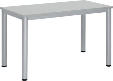 Besprechungstisch BASE-MODUL Q, Platte,nstärke 25 mm, Platte,lichtgrau
