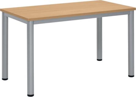 Besprechungstisch BASE-MODUL Q, Platte,nstärke 25 mm, Platte, buche,