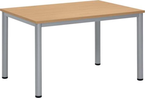 Besprechungstisch BASE-MODUL Q, Platte,nstärke 25 mm, Platte, buche,