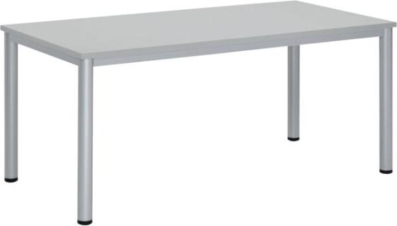 Besprechungstisch BASE-MODUL Q, Platte,nstärke 25 mm, Platte,lichtgrau