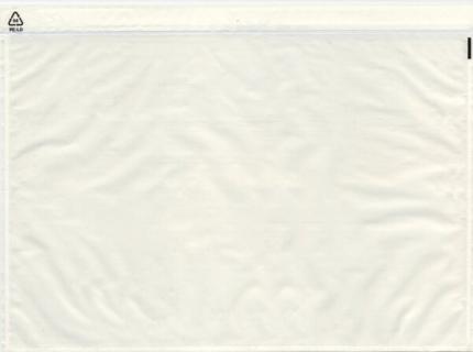 UNIPACK Begleitpapiertasche C4, ohne Druck, transparent