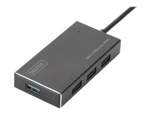 Image DIGITUS_4-Port-USB-Hub_4xUSB30_Alu_schwmatt_img1_3694338.jpg Image