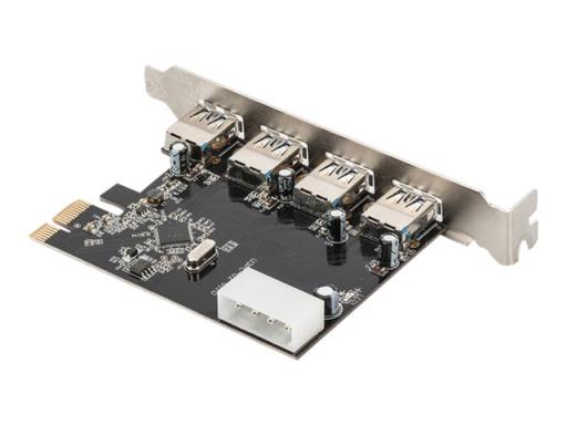 DIGITUS 4-Port USB 3.0 PCI Express Add-on Card