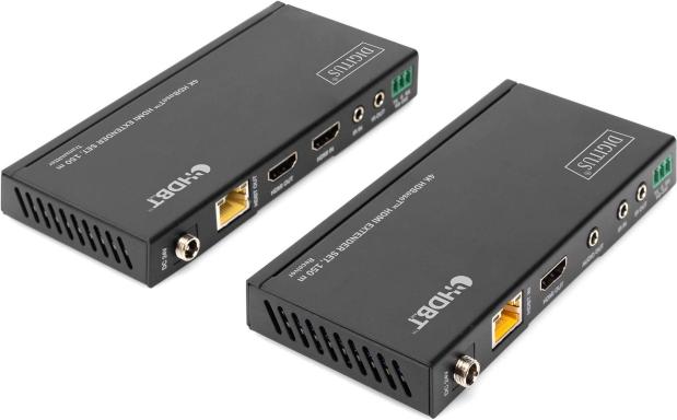 DIGITUS 4K HDBase HDMI Extender Set, 150 m, schwarz