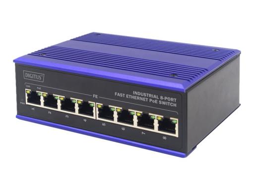 Image DIGITUS_8-Port_Fast_Ethernet_PoE_Swit_img2_3705500.jpg Image
