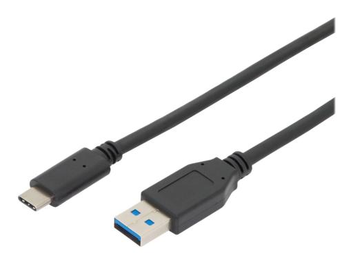 DIGITUS ASSMANN USB Typ C Verbindungskabel Typ C auf A St/St 1,0m voll ausgesta