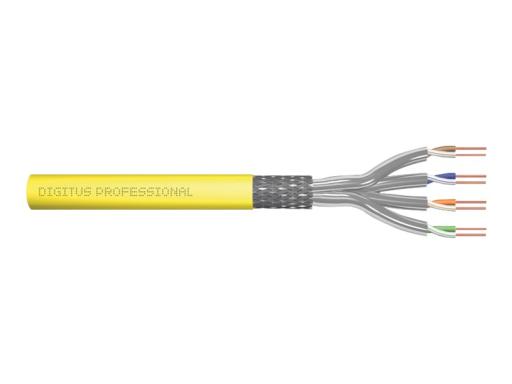 DIGITUS Cat.7A S/FTP, Verlegekabel, 500 m, duplex, Dca (Speditionsversand)