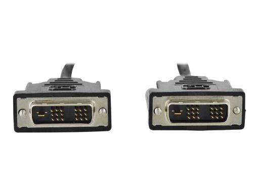 DIGITUS DVI-D 18+1 Kabel, Single Link, schwarz, 2,0 m