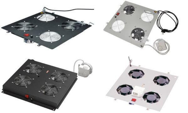 DIGITUS Dachlüftereinheit DIGITUS f NW-schränke Unique, 2 Lü, schwarz