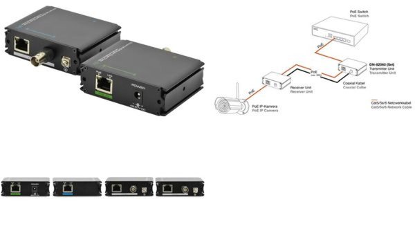 DIGITUS Fast Ethernet PoE + VDSL Ex tender Set (11005869)