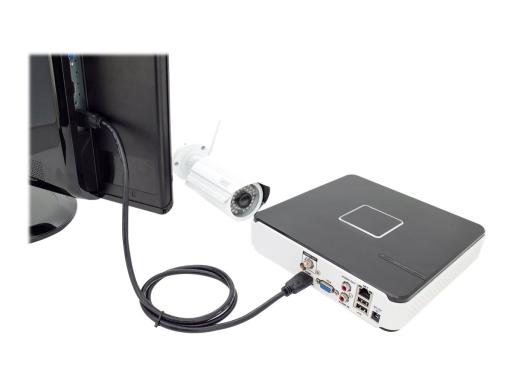 DIGITUS HDMI-Kabel A HighSpeed Ethernet St/St 3.0m schwarz