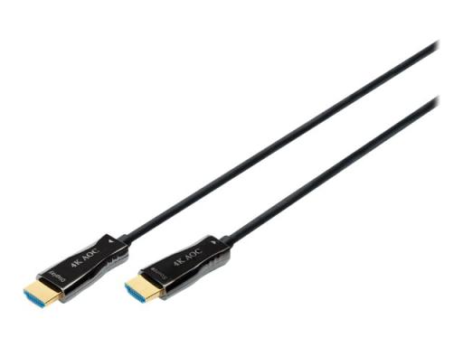 DIGITUS HDMI AOC Hybrid Glasfaserkabel, UHD 4K, 10 m