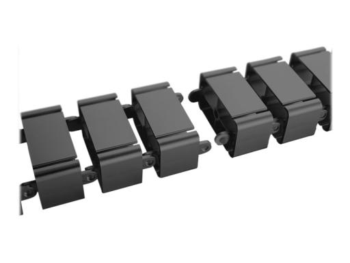 DIGITUS Kabel-Bündelschlauch Kunststoff, Metall, ABS, ABS Kunststoff Schwarz fl