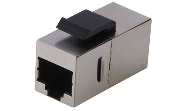 DIGITUS Modular Kupplung 2xRJ45 geschrimt zur Panel Montage geeignet Cat6
