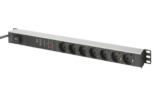 DIGITUS Steckdosenleiste 1HE 7-fach 3m