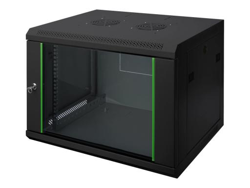 DIGITUS Wandgehäuse Dynamic Basic schwarz 12HE 600x450mm