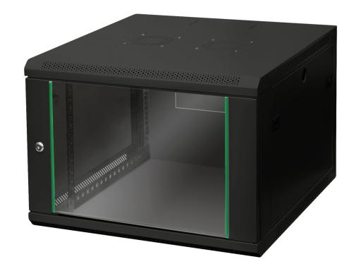 DIGITUS Wandgehäuse Dynamic Basic schwarz 7HE 600x600mm