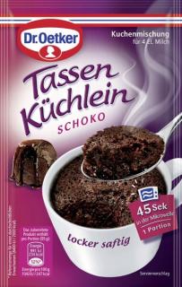 Gratisbeigabe Dr. Oetker Tassen- küchlein Schoko