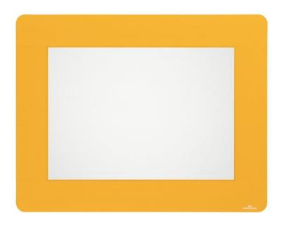 Bodenmarkierungsfenster A4 ablösbar signalgelb,abriebfest,strapazierfähig