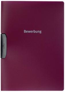 Bewerbungsmappe DURASWING job mit Audruck "BEWERBUNG", A4,