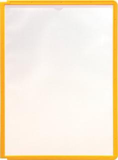Sichttafel A4 PP gelb mit Profilrahmen