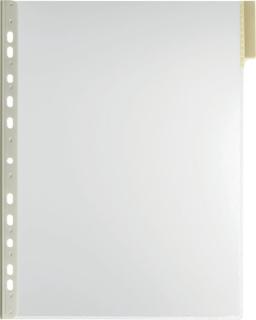 Sichttafel A4 Hartfolie gelb Beutel = 5 Stück