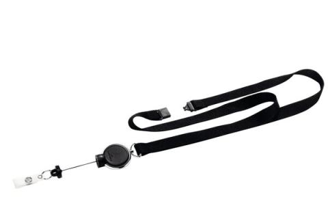 Textilband mit Jojo EXTRA STRONG, schwarz, 15 x 800 mm, Jojo-Bandlänge