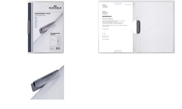 DURABLE Bewerbungsmappe DURASWING P LUS, DIN A4, transparent (9910677)