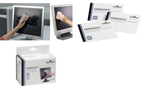 Image DURABLE_Bildschirm-Reinigungstcher_SCREENCLEAN_img0_3815561.jpg Image