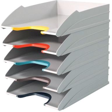 DURABLE Briefablagen-Set VARICOLOR MIX, lichtgrau