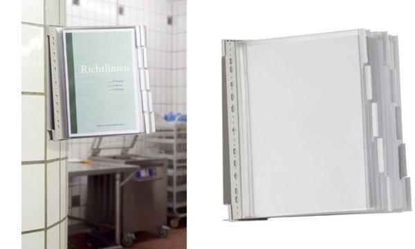 DURABLE Display-System FUNCTION safe wall 10, Komplett-Set Wandhalter aus Metall