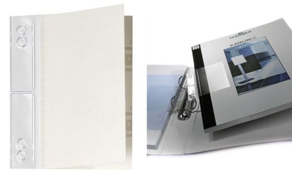 DURABLE Heftstreifen Filefix maxi, 60 x 100 mm, transparent selbstklebend, für 