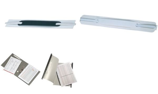 DURABLE Heftstreifen Flexifix, selbstklebend, weiß mit Anlagemarkierung für die