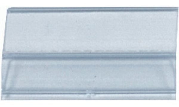 DURABLE Kunststoff-Reiter für Hängemappen, transparent Breite: 60 mm, mit Einst