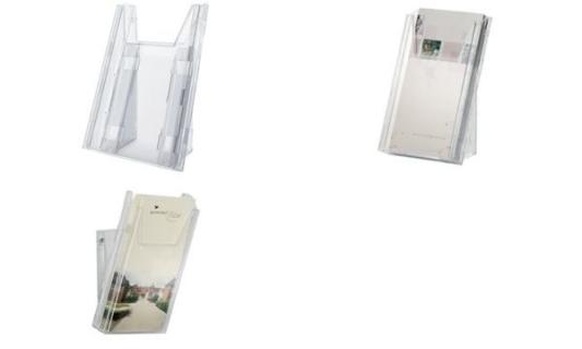 DURABLE Prospekthalter COMBIBOXX 1-3 A4, transparent Fassungsvermögen: 24 mm (8