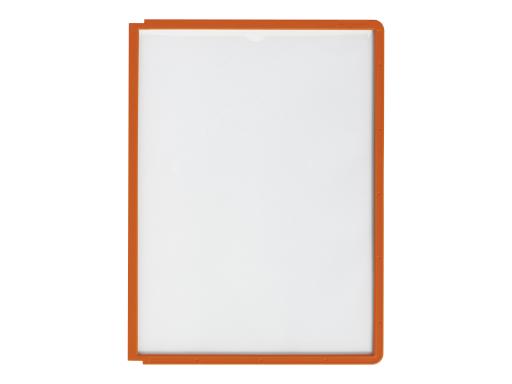 DURABLE Sichttafel SHERPA, DIN A4, Rahmen: orange stabiler, voll umlaufender Ra