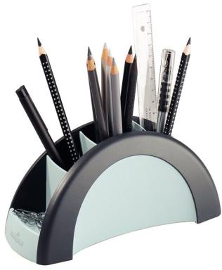 Image DURABLE_Stiftekcher_PEN_HOLDER_VEGAS_schwarz-silber_img4_3807041.jpg Image