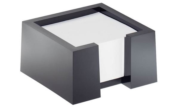 DURABLE Zettelbox NOTE BOX CUBO, schwarz eleganter Zettelkasten aus hochwertige