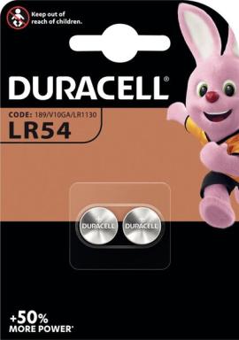 DURACELL Batterie Knopfzelle LR54   1.5V                2St.