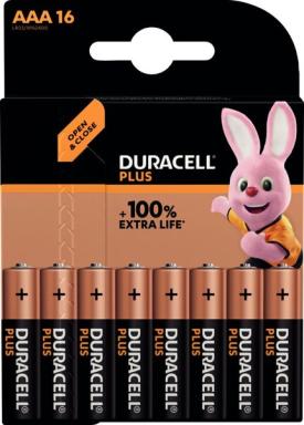 DURACELL Batterie Plus NEW -AAA (MN2400/LR03) Micro    16St.