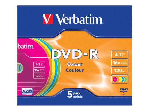 DVD-R 4.7GB 16X 5PK