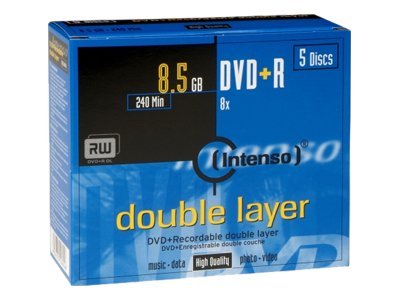 DVD+R9 5er Jewelcase 2,4x