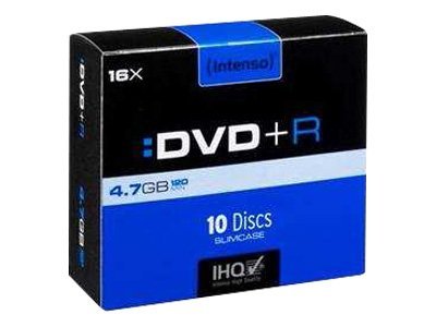 DVD+R 10er Slimcase 16x