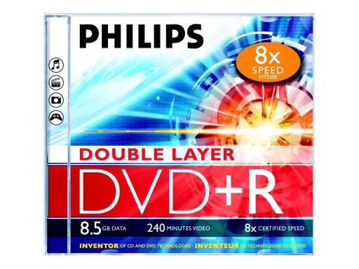 DVD+R 5 Stk 8,5GB 240Min 8x Jewel Case