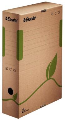 DYMO Esselte Archiv-Schachtel ECO, DIN A4, braun (B)80 mm aus 100% recycelter P