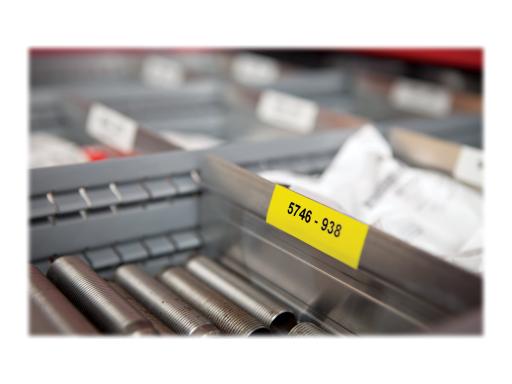 DYMO Rhino Band Nylon schwarz auf gelb 12 mm x 3,5 m